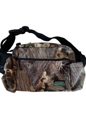 Bushmaster Waist Bag Camo Zip Closure 2 Side Pockets and 1 Front Pocket OS
